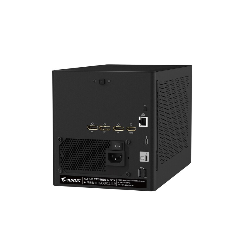 Відеокарта GF RTX 5090 32GB GDDR7 Aorus AI Box Gigabyte (GV-N5090IXEB-32GD)