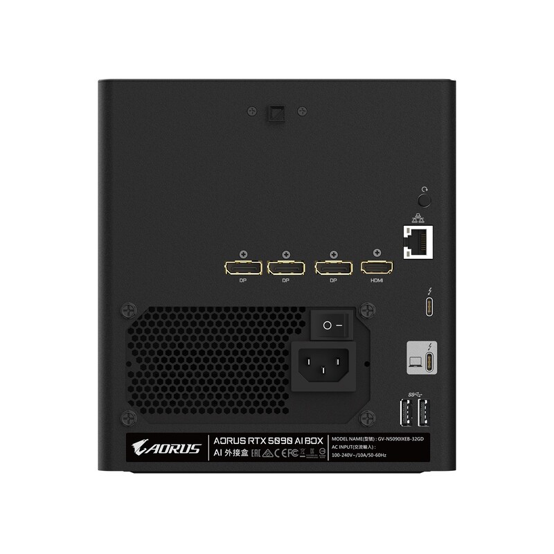 Відеокарта GF RTX 5090 32GB GDDR7 Aorus AI Box Gigabyte (GV-N5090IXEB-32GD)