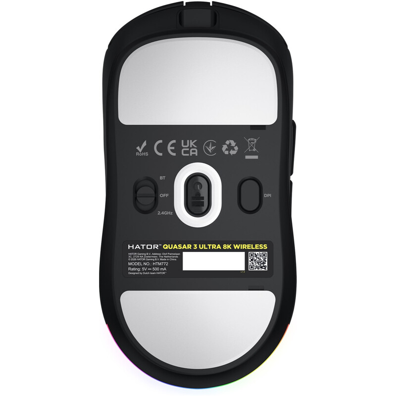 Миша бездротова Hator Quasar 3 Ultra 8K Wireless Black Edition (HTM772)