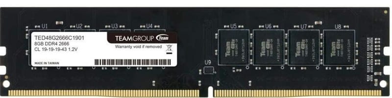 Модуль памяти DDR4 8GB/2666 Team Elite (TED48G2666C19016)