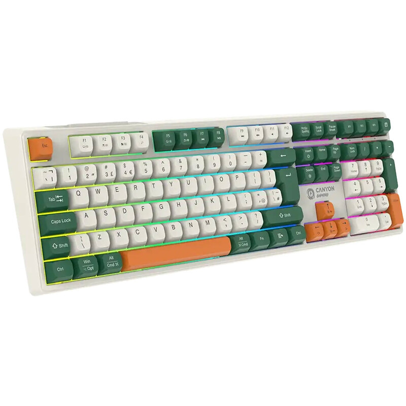 Клавіатура бездротова Canyon Shadder GKW-11 White (CND-SKBW11)