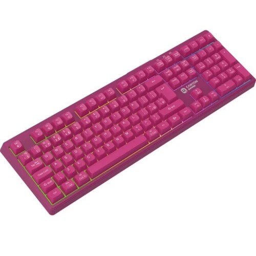 Клавіатура бездротова Canyon Fortnax GKW-2 Pink (CND-SKBW2)