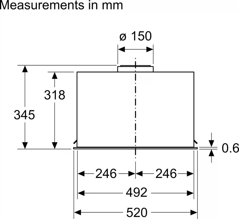 Вытяжка Bosch DLN56AC60