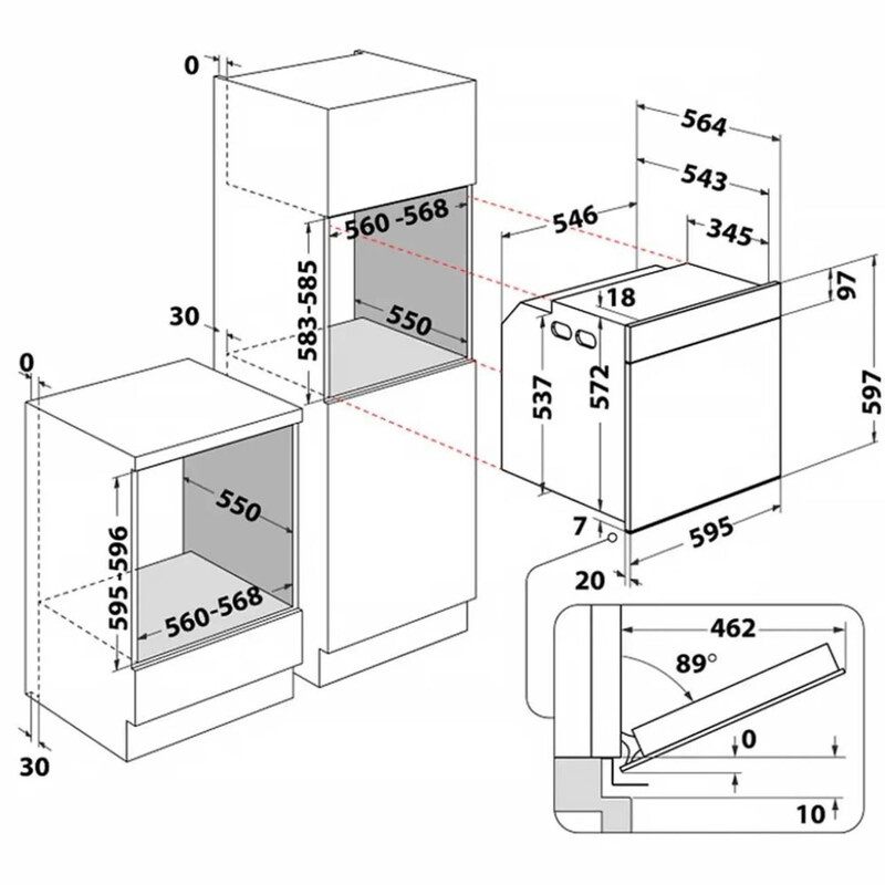 Духовой шкаф Whirlpool WOI5S8HM2SBA
