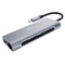 Фото - Концентратор USB Type-C MediaRange 7-in-1 Silver (MRCS510) | click.ua
