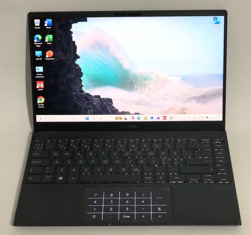 Ноутбук Asus ZenBook UX425QA / 14" FullHD IPS / AMD Ryzen 7 5800H / 16GB / 512GB SSD / Win11 / Backlight - Б/у
