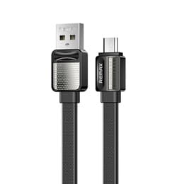 Кабель Remax RC-154m Platinum Pro USB - micro USB (M/M), 1 м, Black