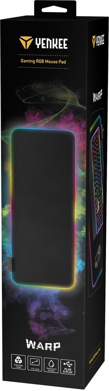 Игровая поверхность Yenkee YPM 3006 Gaming RGB Warp (45015854)