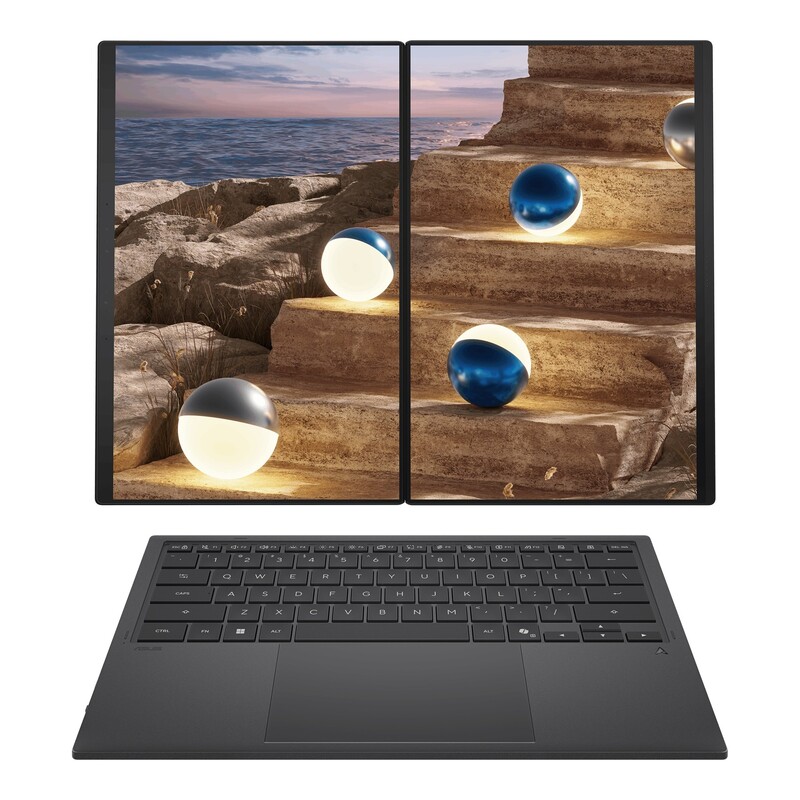 Ноутбук Asus Zenbook Duo UX8407AA-SN604W (90NB16V1-M00ZD0) Moher Gray