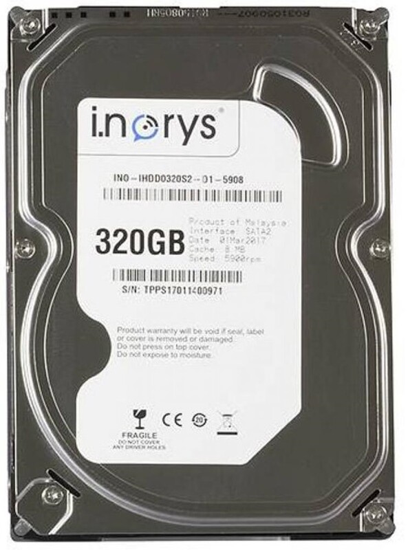 Накопитель HDD SATA  320GB i.norys 5900rpm 8MB (INO-IHDD0320S2-D1-5908)