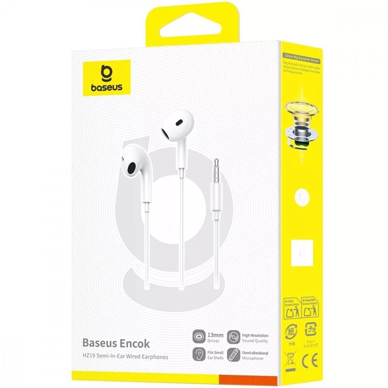 Гарнітура Baseus Encok HZ19 White (A00182301213-00)