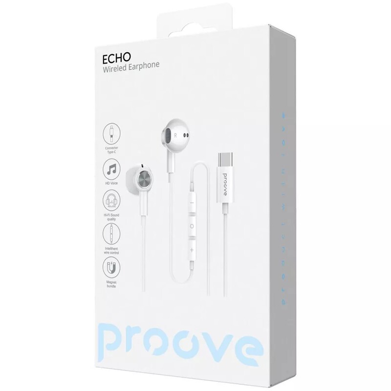 Гарнитура Proove Echo Type-C White (ECWE00000202)