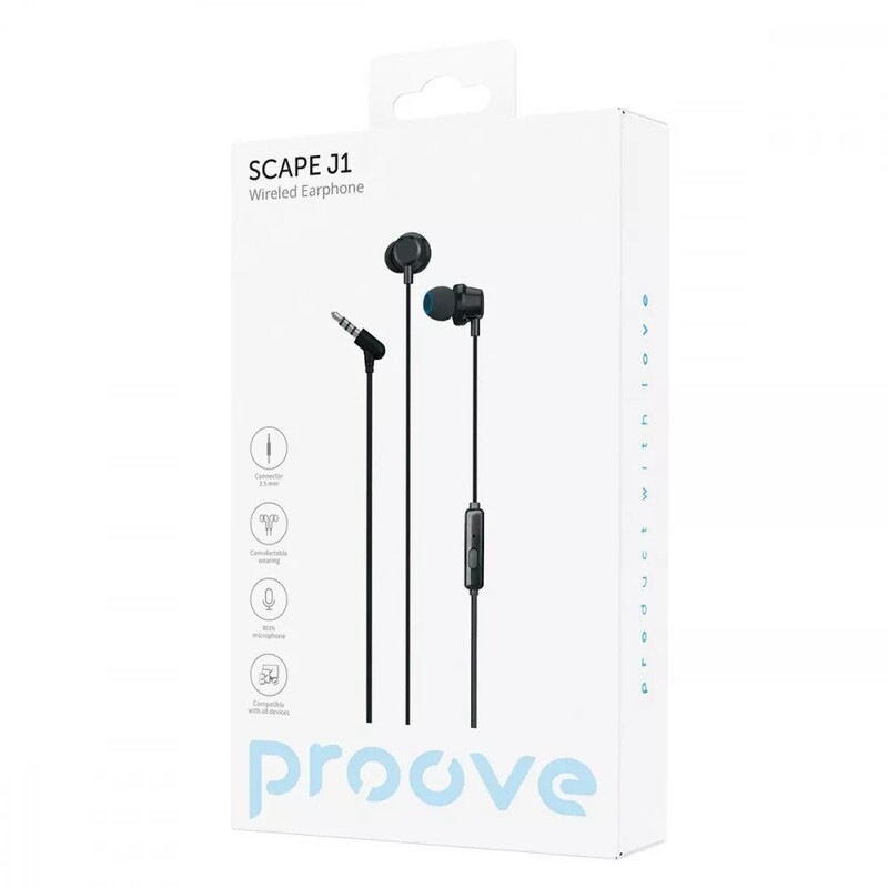 Гарнітура Proove Scape J1 Black (WESJ10000801)