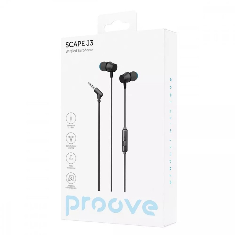 Гарнітура Proove Scape J3 Black (WESJ30000801)