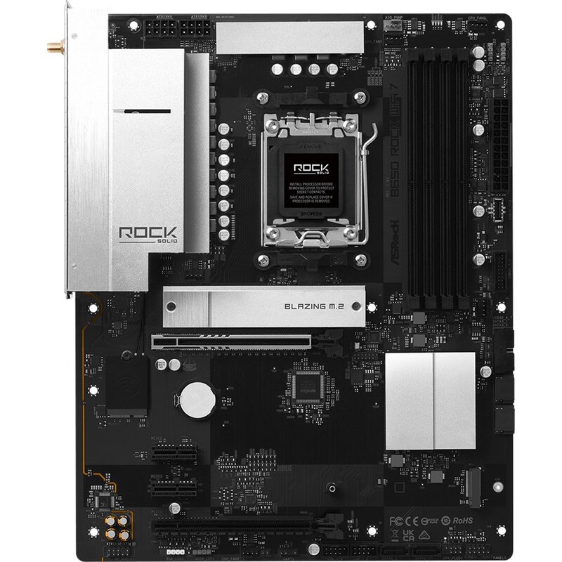 Материнська плата ASRock B650 Rock WiFi 7 Socket AM5