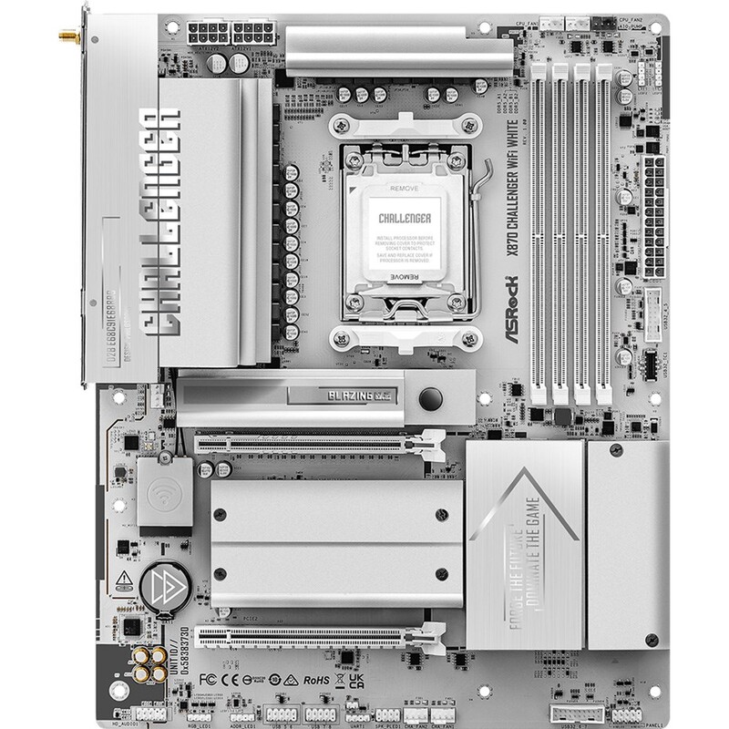 Материнська плата ASRock X870 Challenger WiFi White Socket AM5