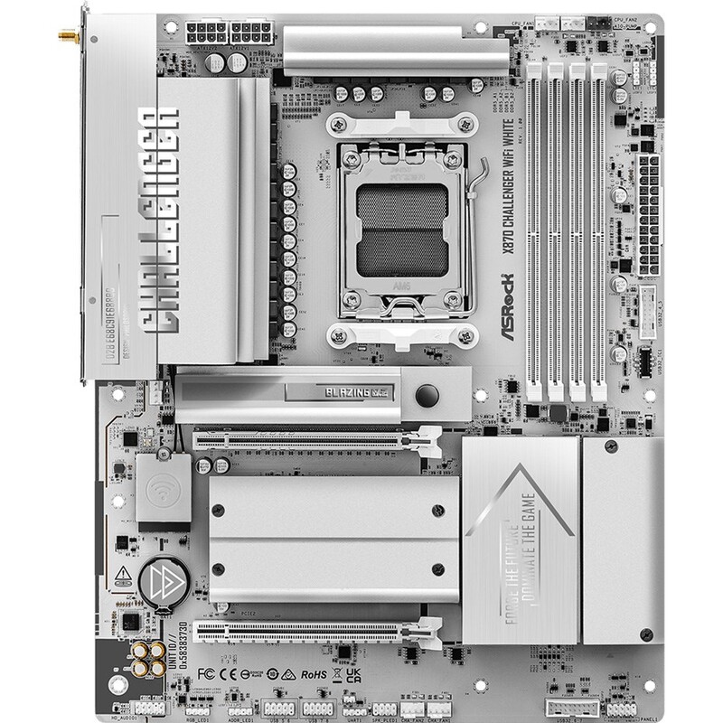 Материнська плата ASRock X870 Challenger WiFi White Socket AM5