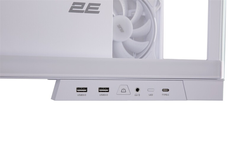 Корпус 2E Gaming Fantom GK701W White без БП