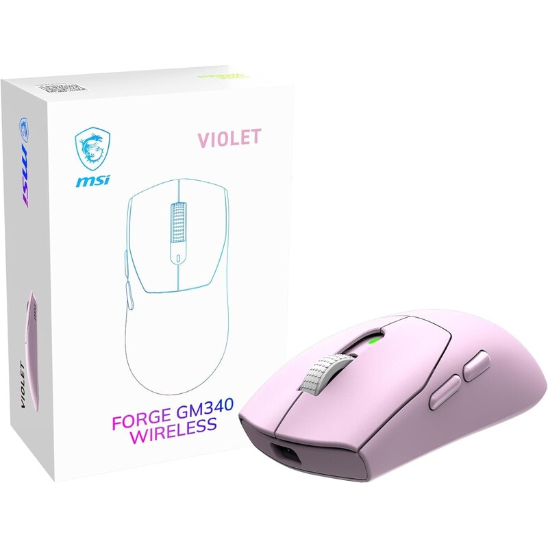 Мышь беспроводная MSI Forge GM340 Wireless Violet