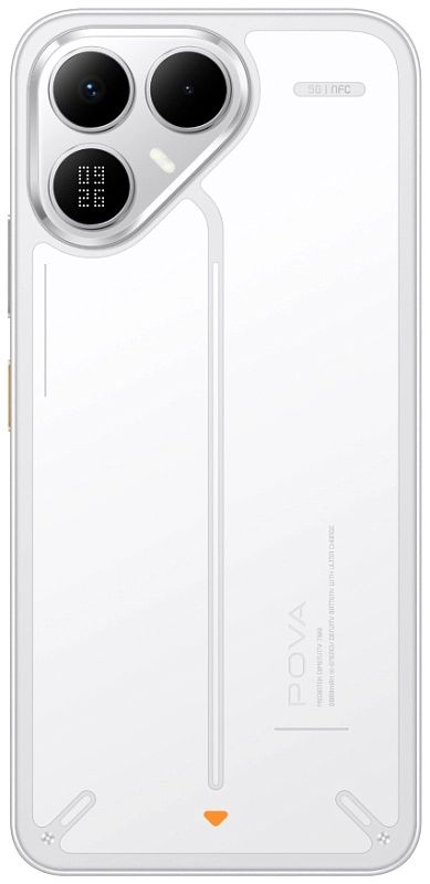 Смартфон Tecno Pova 8 5G (LK6) 8/128GB Arc White (4894947132292)