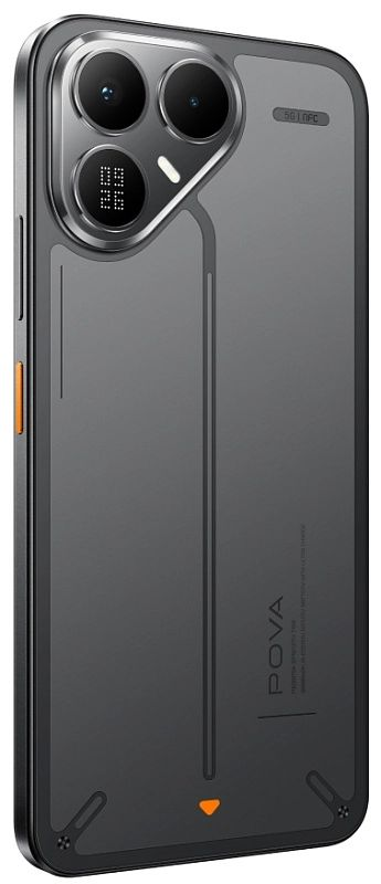 Смартфон Tecno Pova 8 5G (LK6) 8/256GB Graphite Black (4894947132339)