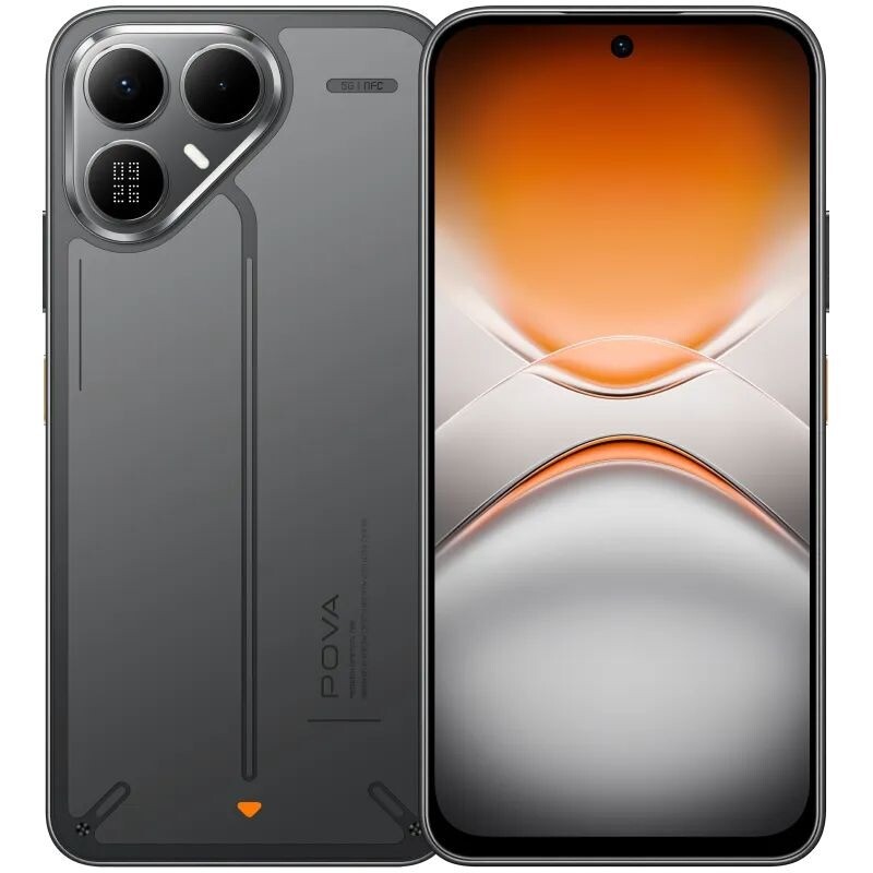 Смартфон Tecno Pova 8 5G (LK6) 8/256GB Graphite Black (4894947132339)