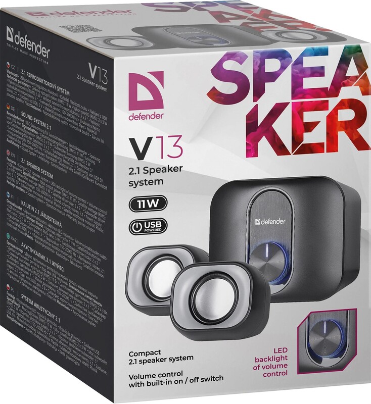 Акустична система Defender V13 Black (65213)
