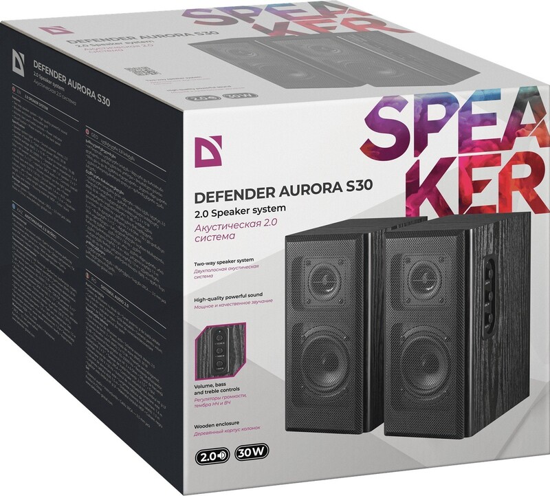Акустична система Defender Aurora S30 Black (65431)