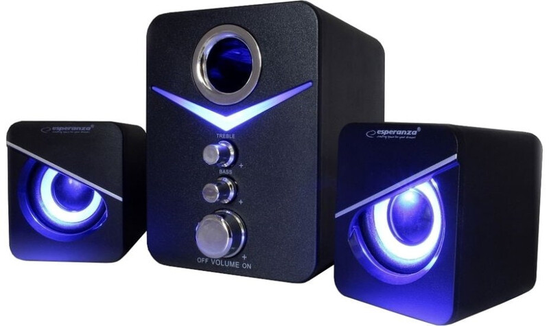Акустична система Esperanza Speakers 2.1 USB-C Cancan Black (EP153)