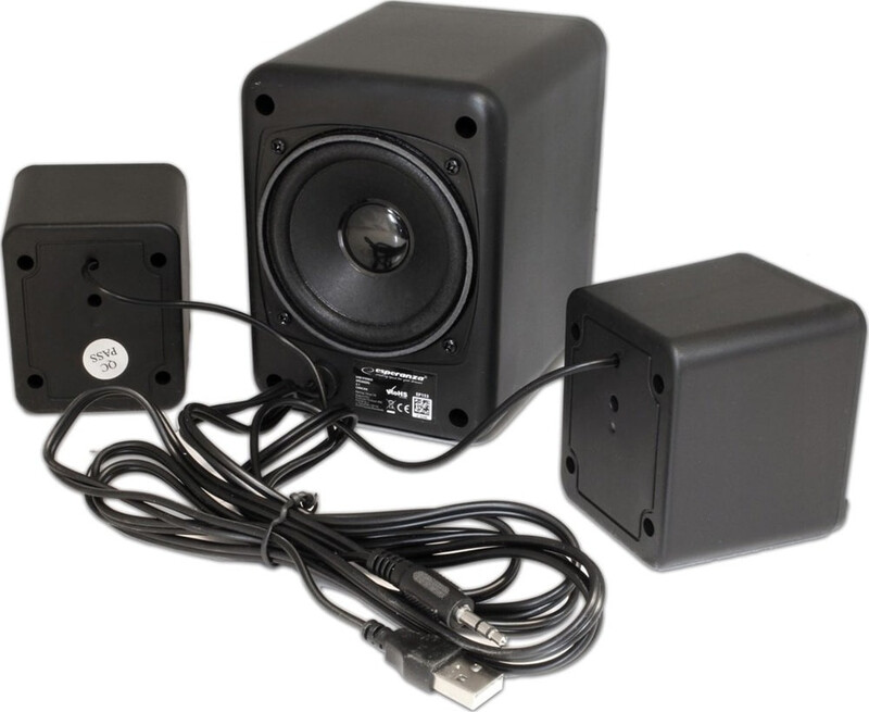 Акустична система Esperanza Speakers 2.1 USB-C Cancan Black (EP153)