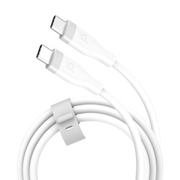 Адаптер J5create USB-C/USB-C (M/M), 1 м, White (JUCX17W-N)