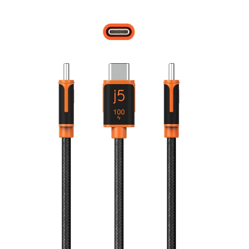 Адаптер J5create USB-C/USB-C (M/M), 3 м, Black (JUCX25L30-N)