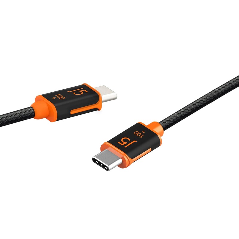 Адаптер J5create USB-C/USB-C (M/M), 3 м, Black (JUCX25L30-N)