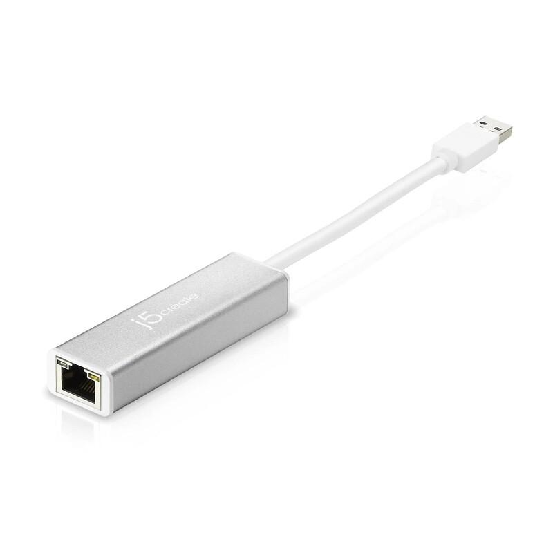 Адаптер J5create USB-A - RJ-45 Silver (JUE130-N)