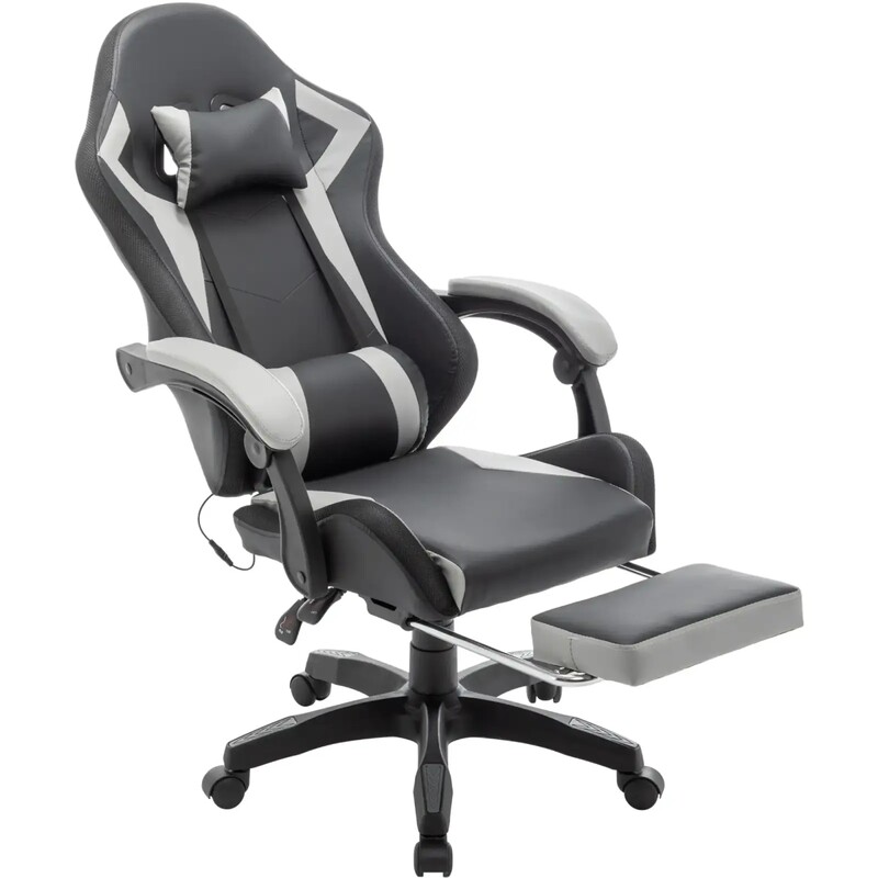 Крісло для геймерів AGN AGN09-25 підсвітка RGB Black/Grey