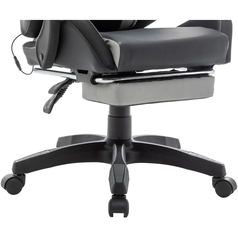 Крісло для геймерів AGN AGN09-25 підсвітка RGB Black/Grey