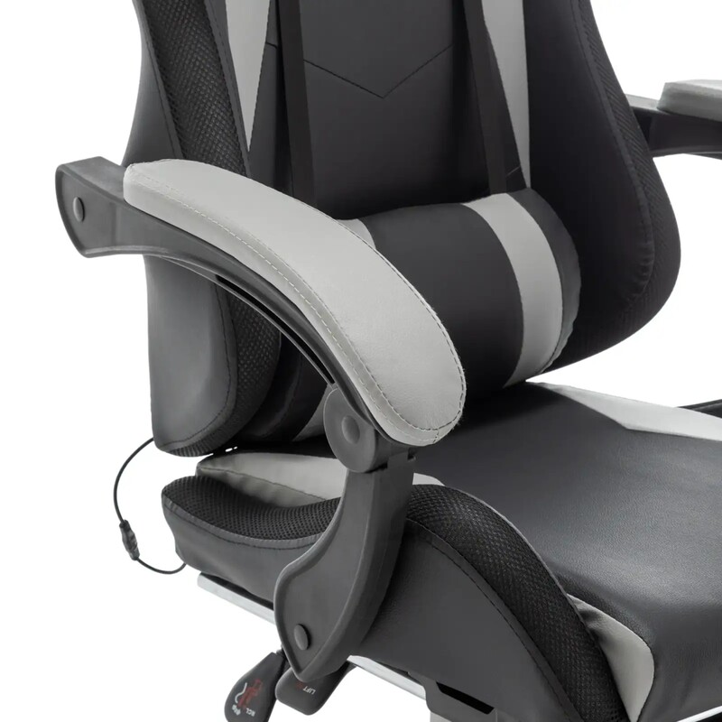 Крісло для геймерів AGN AGN09-25 підсвітка RGB Black/Grey