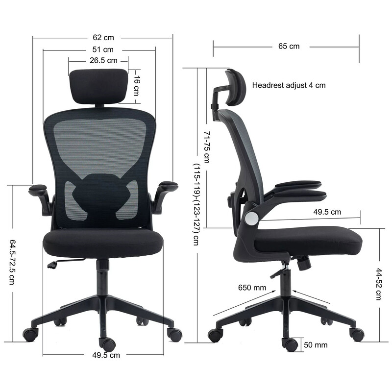 Крісло для геймерів Sandberg ErgoFusion Basic Black (640-97)
