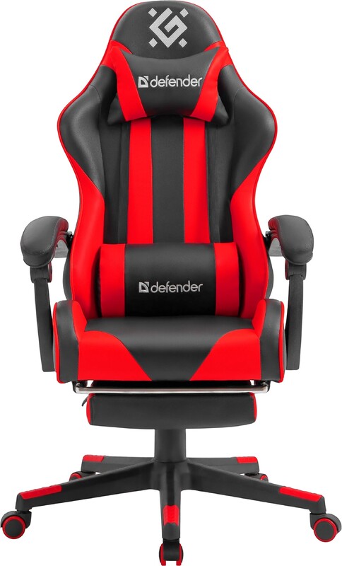 Крісло для геймерів Defender Rock Black/Red (64346)