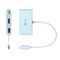 Фото - Адаптер J5create USB-C - USB/USB-C/HDMI (M/F), Cyan (JCA379EC-N) | click.ua