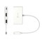 Фото - Адаптер J5create USB-C - USB/USB-C/HDMI (M/F), White (JCA379EW-N) | click.ua