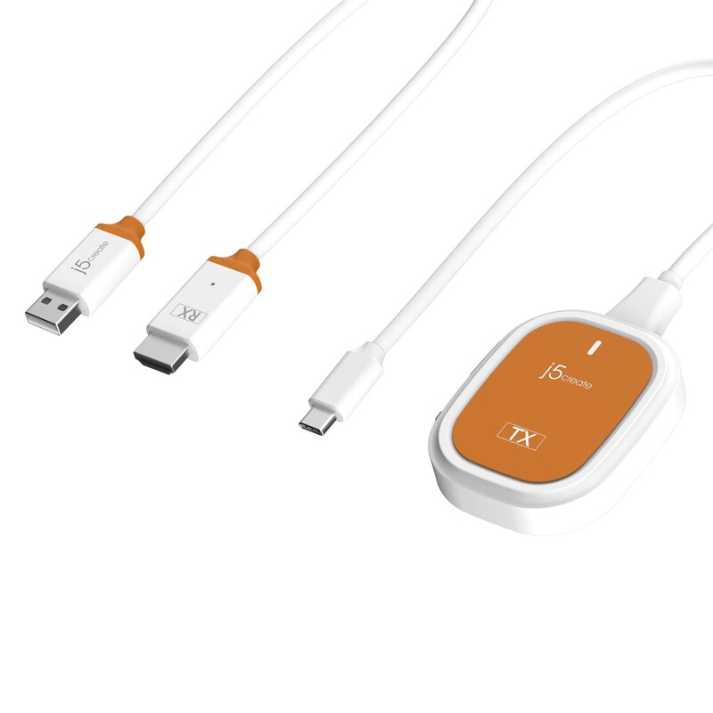 Подовжувач J5create USB-C на HDMI до 15 м (JVAW61-N)