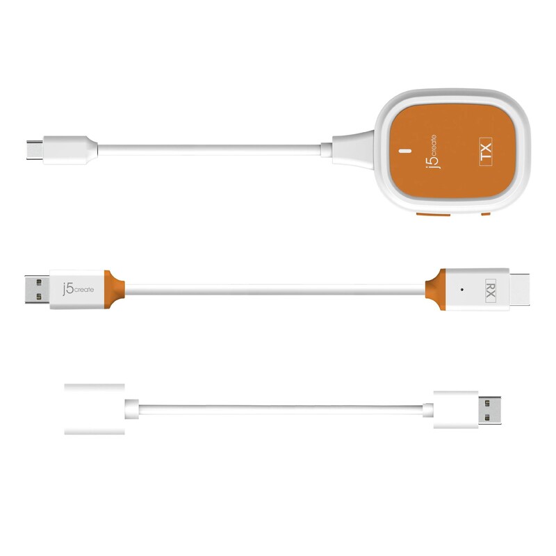 Подовжувач J5create USB-C на HDMI до 15 м (JVAW61-N)