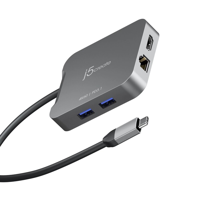 Док-станція J5create USB-C 5-в-1 (JCD3191-N)