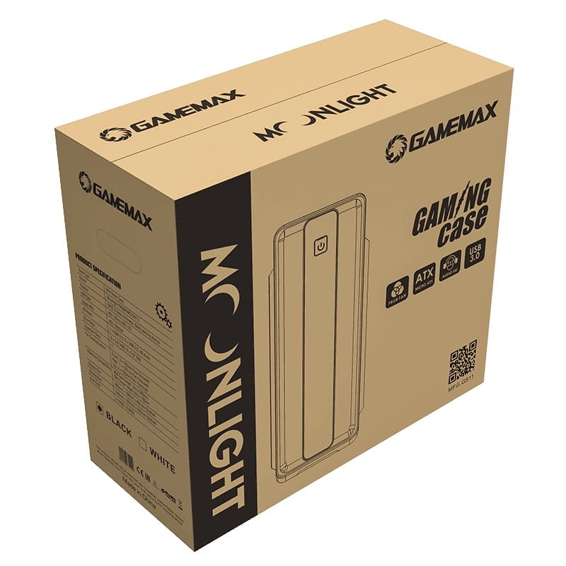 Корпус GameMax Moonlight FRGB-White без БП