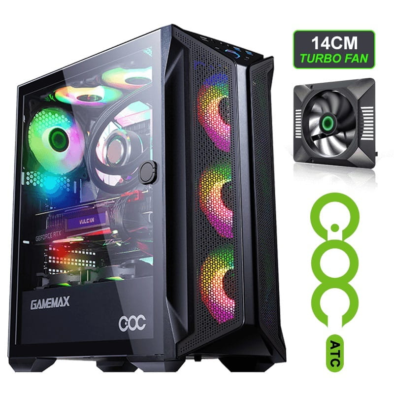 Корпус GameMax Brufen C1 Black без БП
