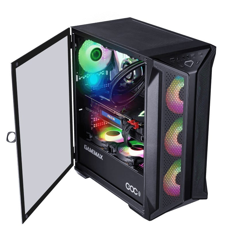 Корпус GameMax Brufen C1 Black без БП