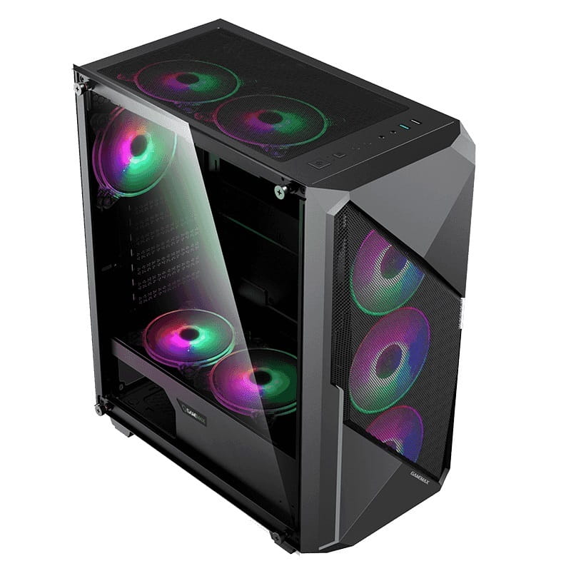 Корпус GameMax Revolt Black без БП