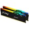 Фото - Модуль памяти DDR5 2х64GB/5600 Kingston FURY Beast RGB Black (KF556C36BBEAK2-128) | click.ua