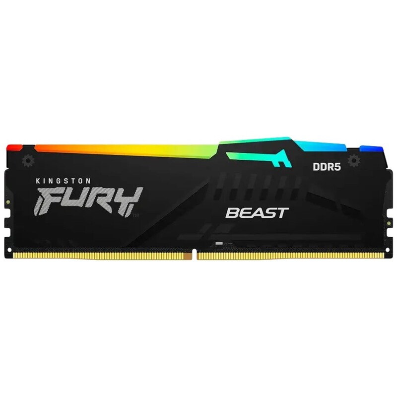 Модуль памяти DDR5 8GB/6000 Kingston FURY Beast RGB EXPO Black (KF560C30BBEA-8)